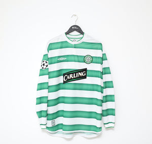 2003/04 LENNON #18 Celtic Vintage Umbro CL Home Football Shirt (XL) BNWOT