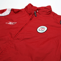 2003/04 Liverpool Vintage Reebok Football Rain Coat Jacket (S/M)