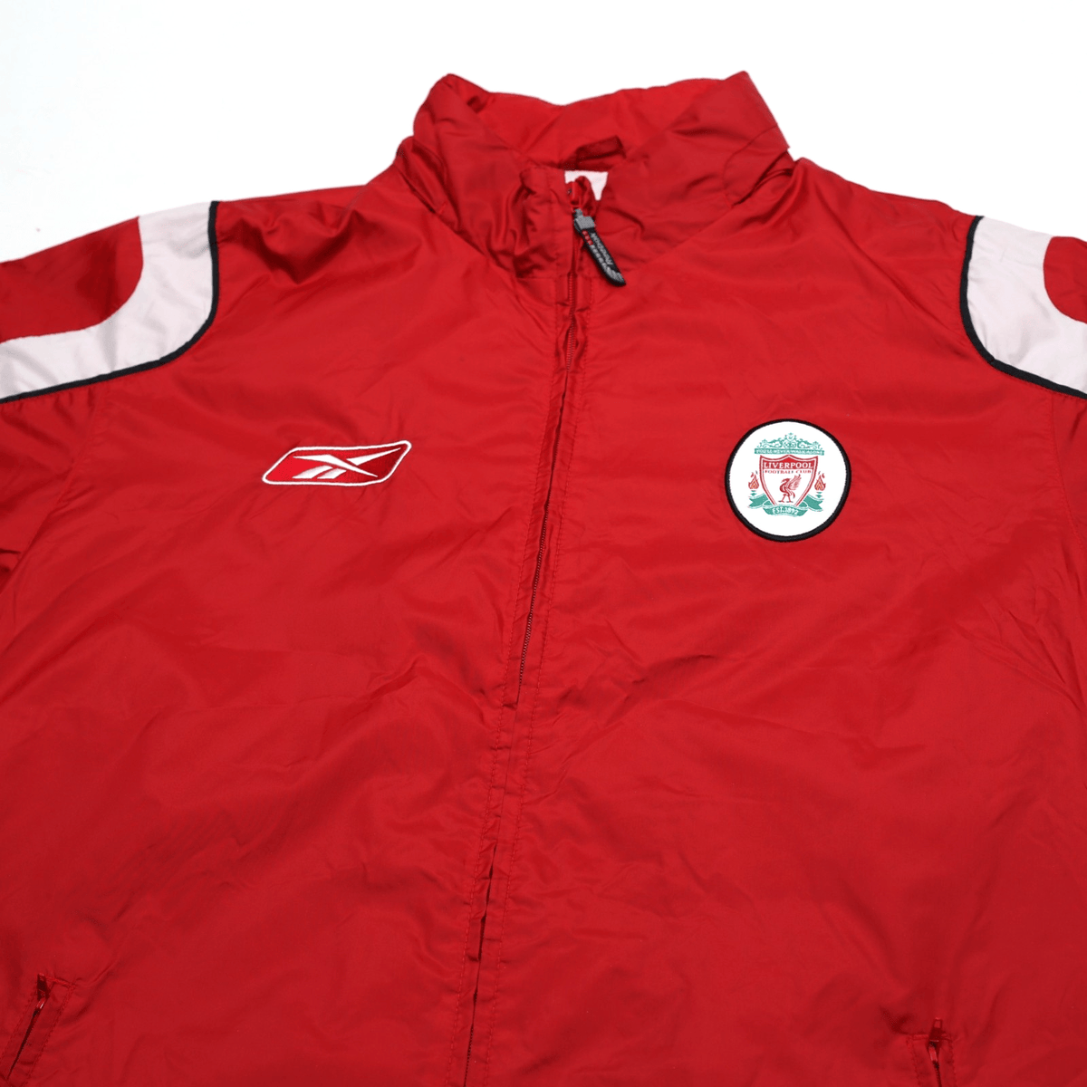 2003/04 Liverpool Vintage Reebok Football Rain Coat Jacket (S/M)