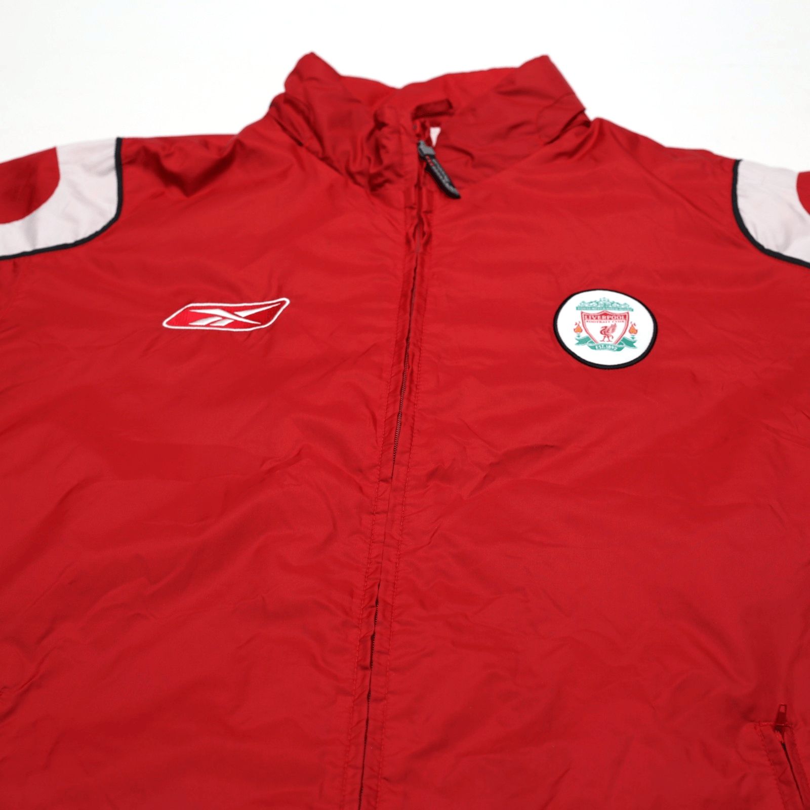 2003/04 Liverpool Vintage Reebok Football Rain Coat Jacket (S/M)