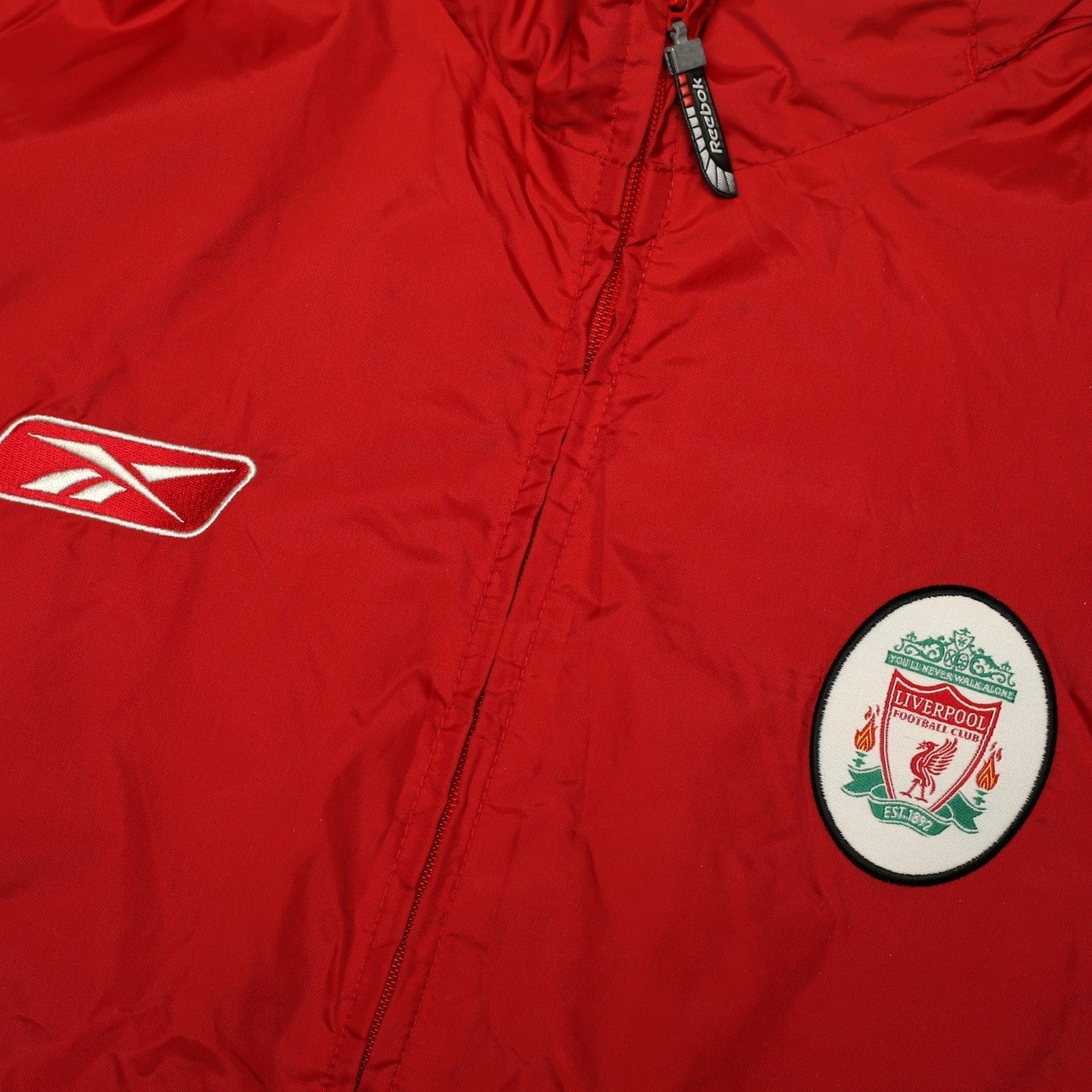 2003/04 Liverpool Vintage Reebok Football Rain Coat Jacket (S/M)