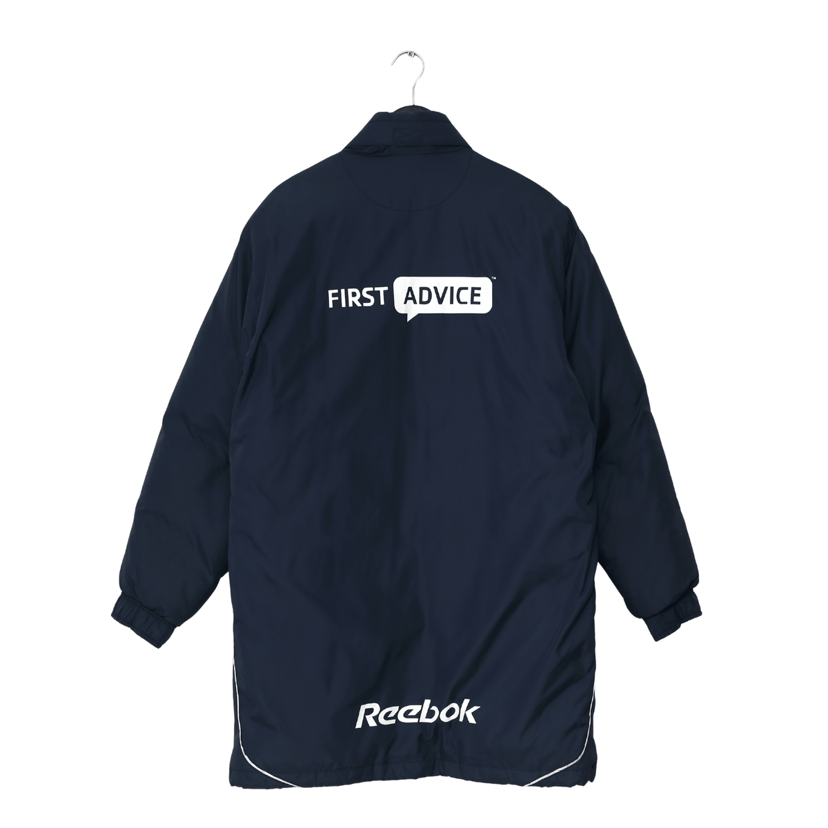 2003/04 MANCHESTER CITY Vintage Reebok Padded Football Bench Coat Jacket (M)