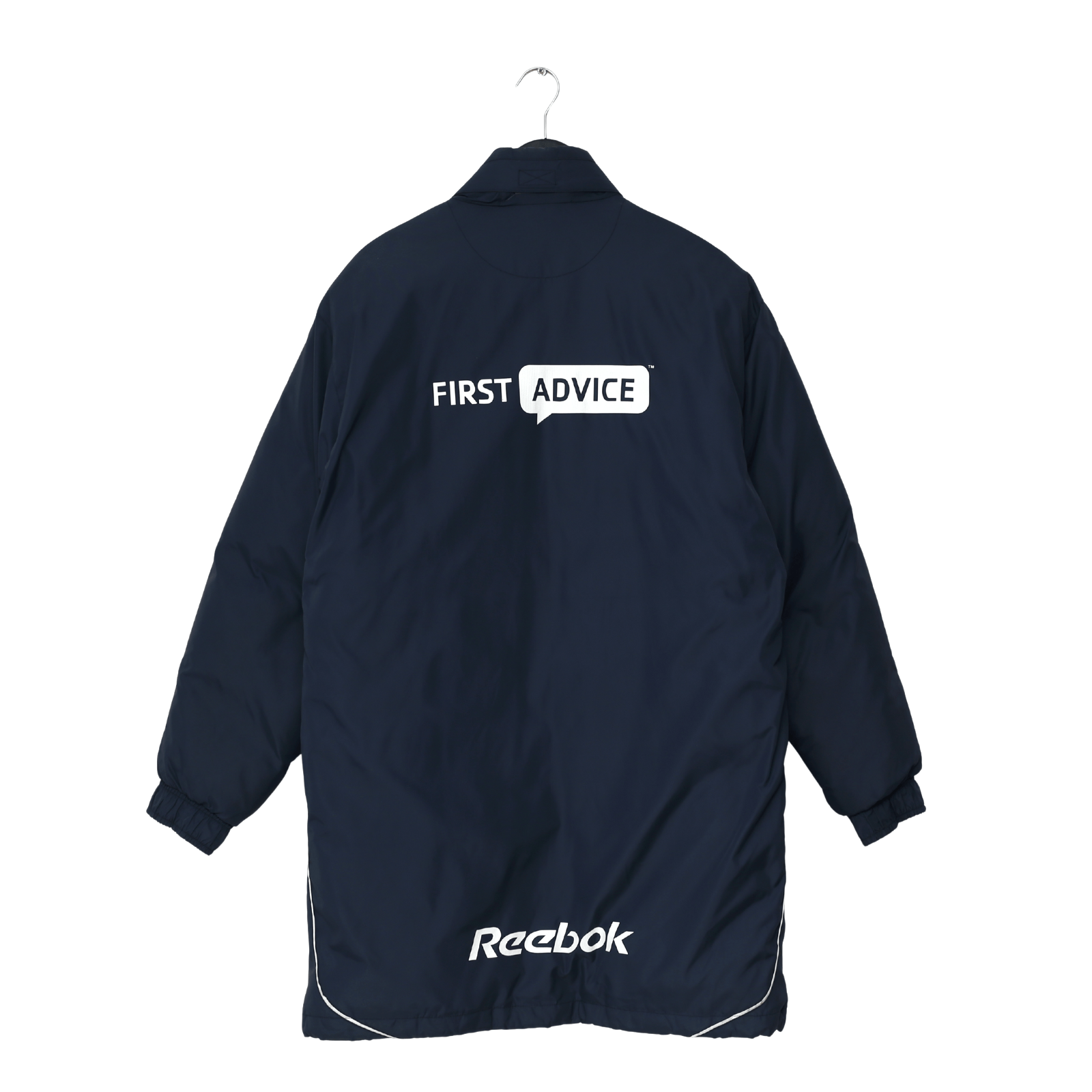 2003/04 MANCHESTER CITY Vintage Reebok Padded Football Bench Coat Jacket (M)