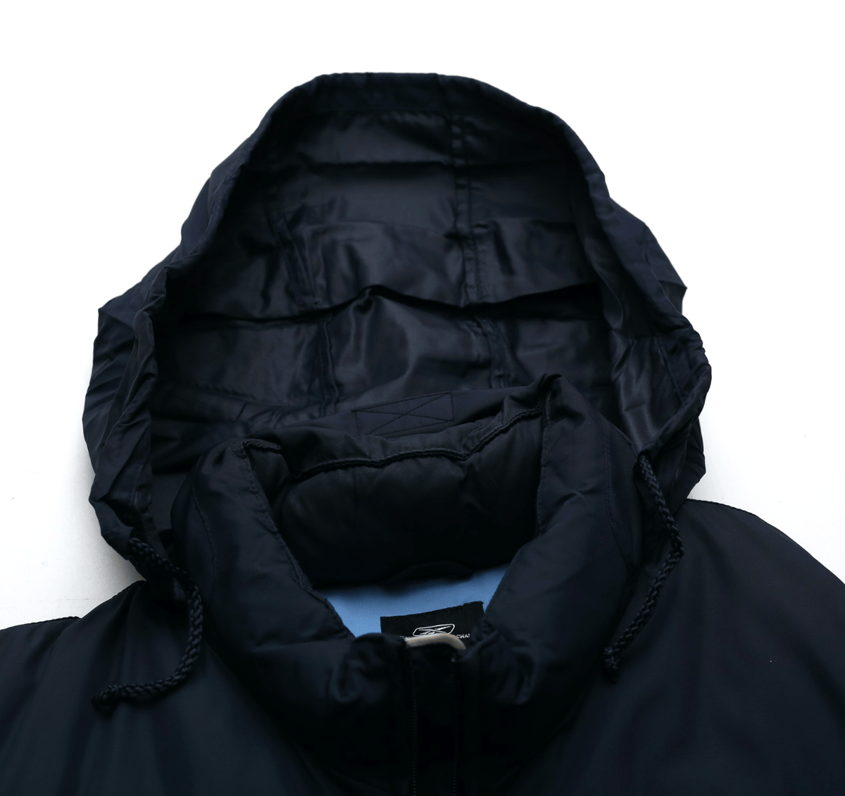 2003/04 MANCHESTER CITY Vintage Reebok Padded Football Bench Coat Jacket (M)