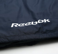 2003/04 MANCHESTER CITY Vintage Reebok Padded Football Bench Coat Jacket (M)