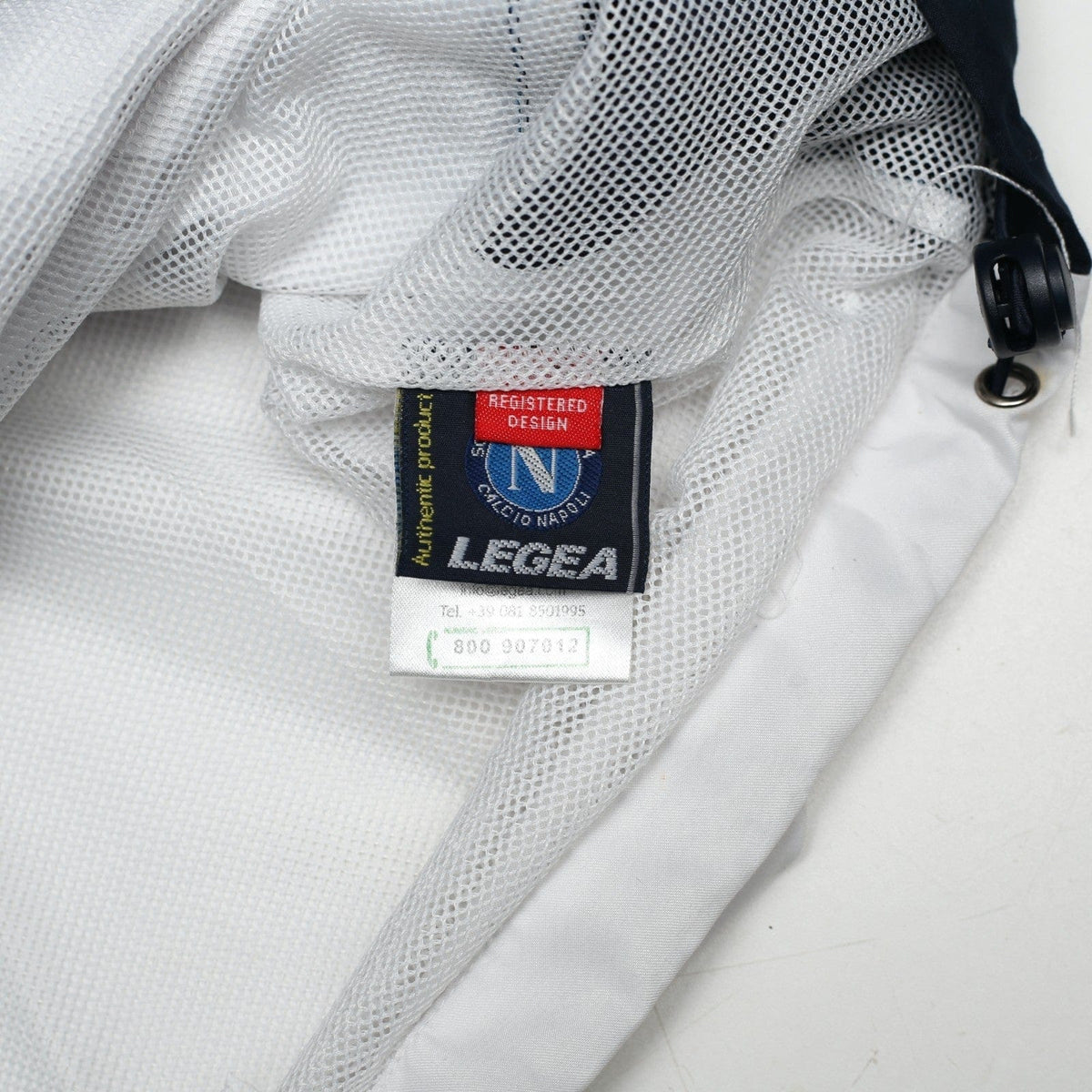 2003/04 Napoli Vintage Legea Football Track Top Jacket (XL)