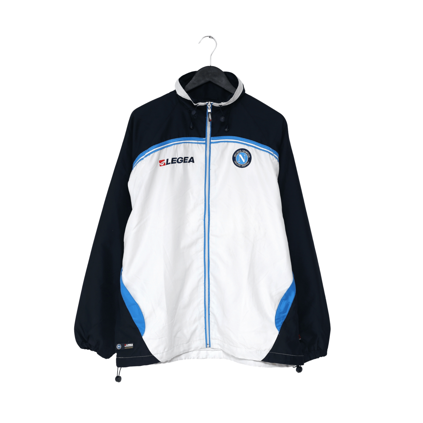 2003/04 Napoli Vintage Legea Football Track Top Jacket (XL)