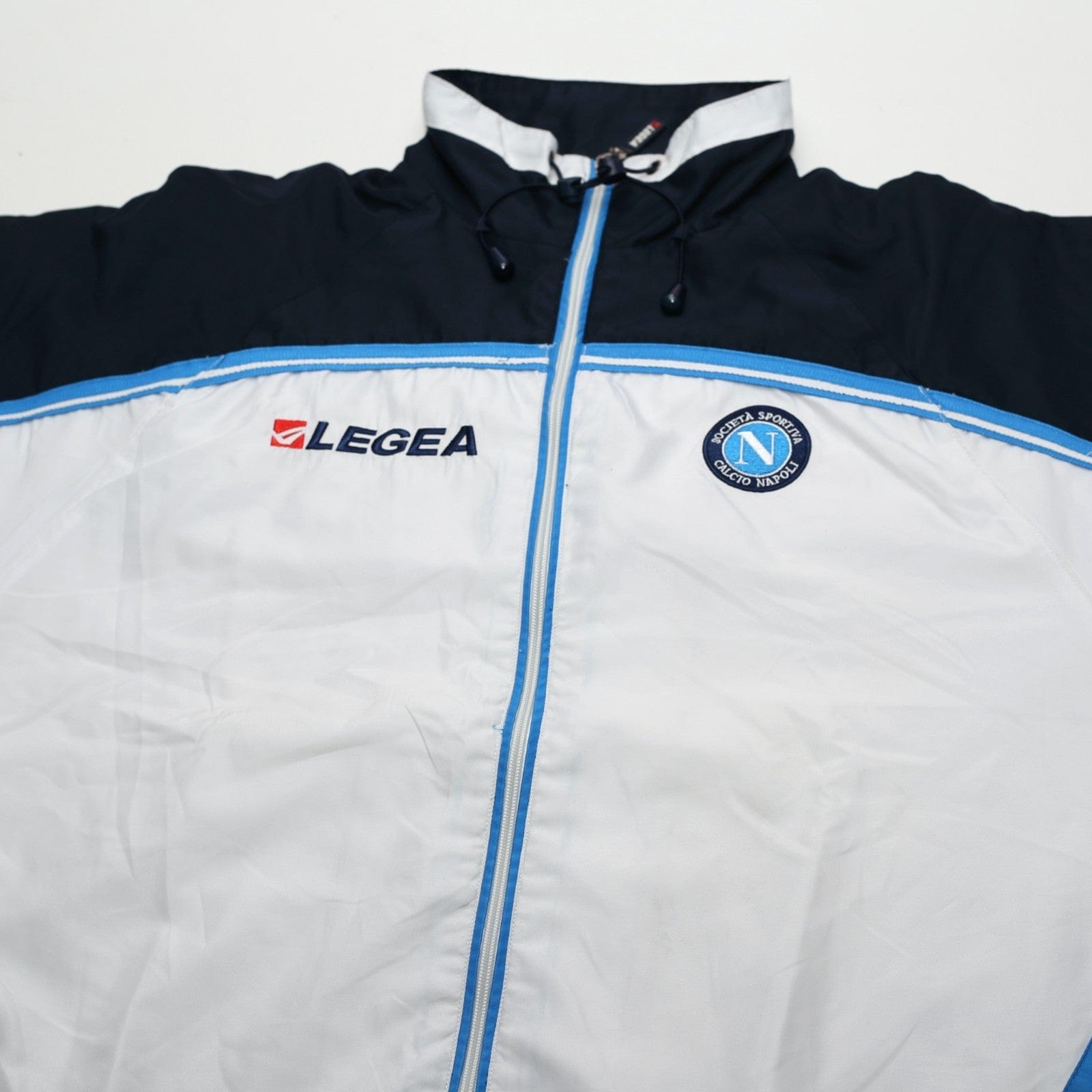 2003/04 Napoli Vintage Legea Football Track Top Jacket (XL)