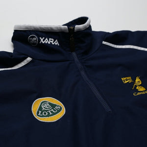 2003/04 Norwich City Vintage XARA Football Training 1/4 Zip Track Jacket (XL)