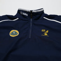 2003/04 Norwich City Vintage XARA Football Training 1/4 Zip Track Jacket (XL)