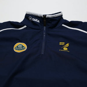2003/04 Norwich City Vintage XARA Football Training 1/4 Zip Track Jacket (XL)