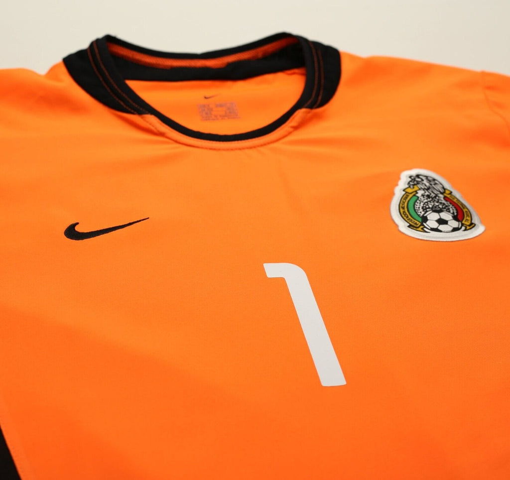 2003/04 O. SANCHEZ #1 Mexico Vintage Nike GK Football Shirt (M)