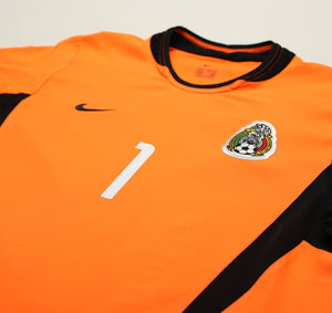 2003/04 O. SANCHEZ #1 Mexico Vintage Nike GK Football Shirt (M)