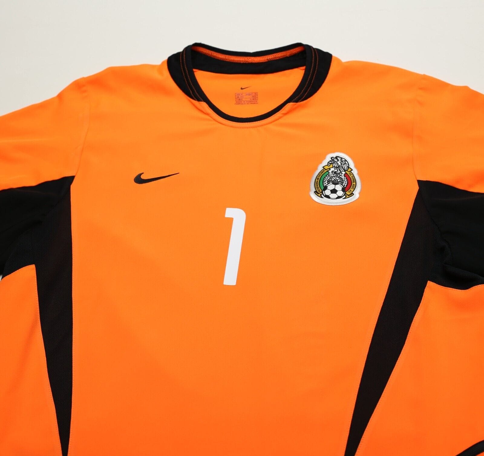 2003/04 O. SANCHEZ #1 Mexico Vintage Nike GK Football Shirt (M