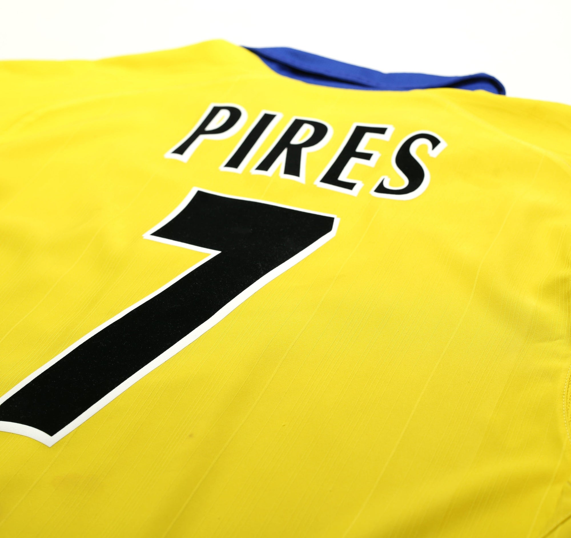 2003/04 PIRES #7 Arsenal Vintage Nike Away Football Shirt Jersey (L)