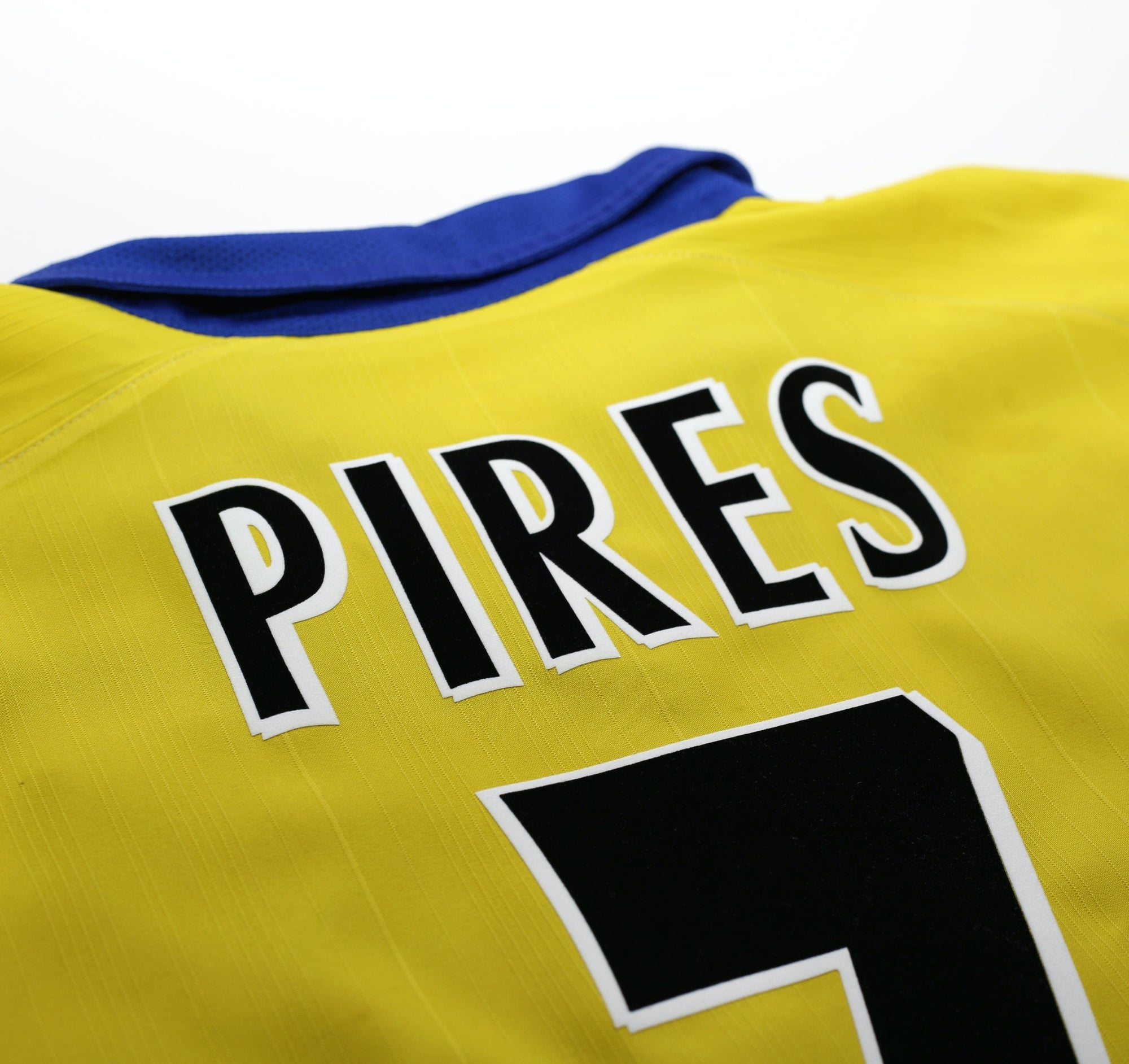 2003/04 PIRES #7 Arsenal Vintage Nike Away Football Shirt Jersey (L)