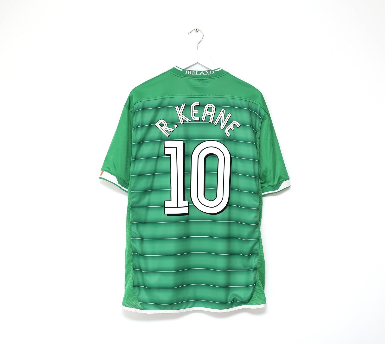 2003/04 R. KEANE #10 Ireland Vintage Umbro Home Football Shirt (XL)