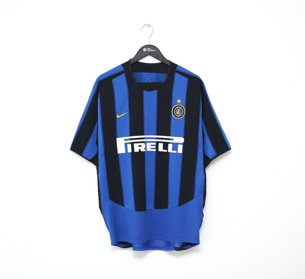2003/04 RECOBA #20 Inter Milan Vintage Nike Home Football Shirt