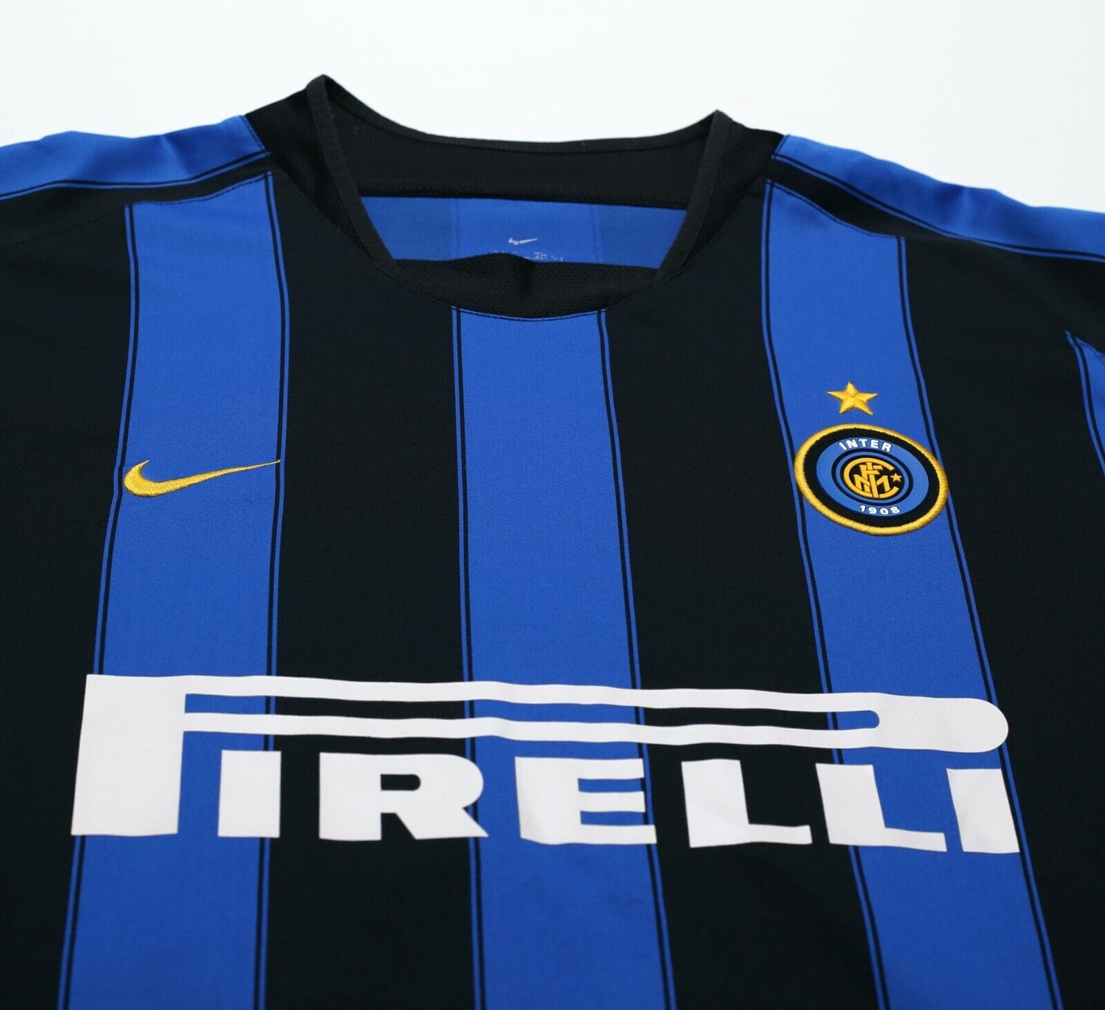 2003/04 RECOBA #20 Inter Milan Vintage Nike Home Football Shirt Jersey (L)