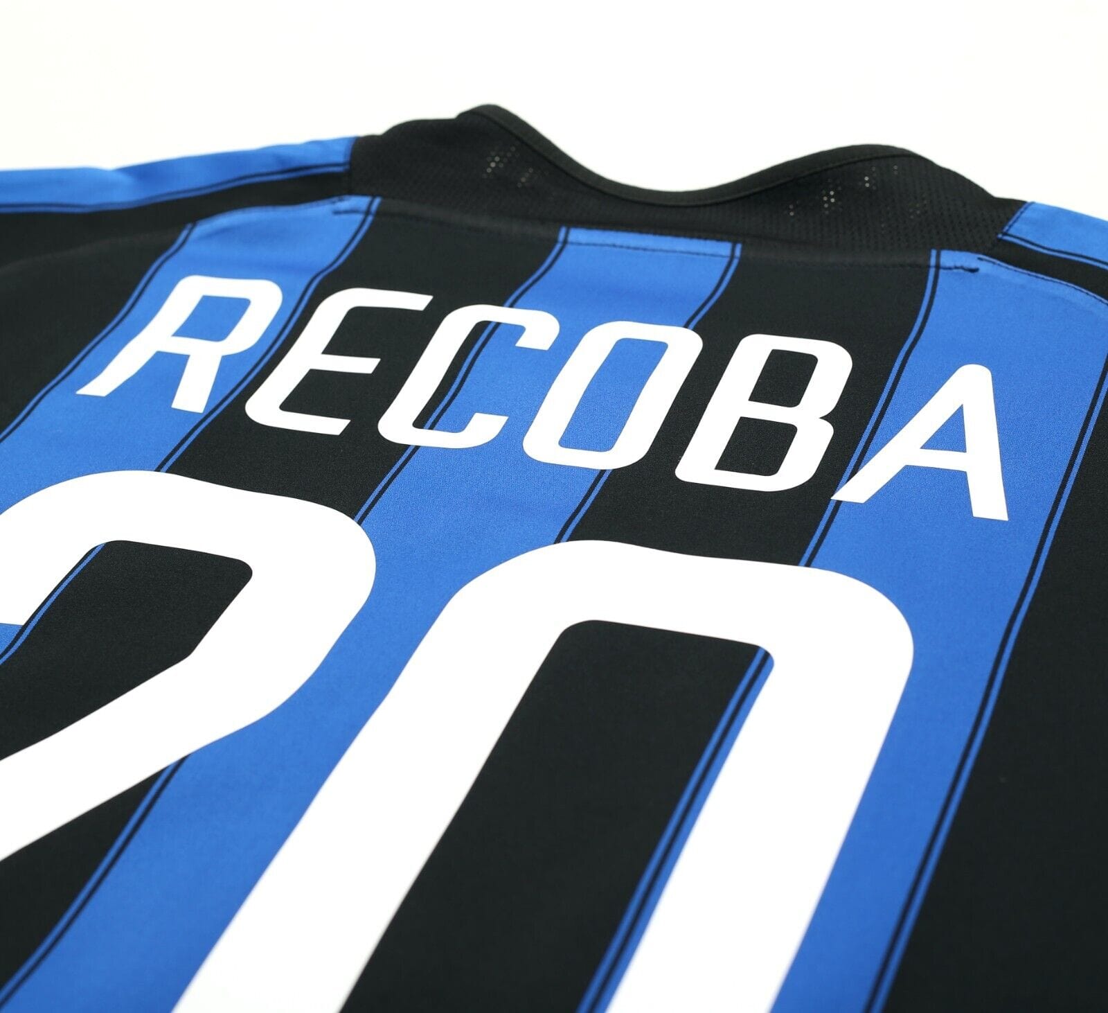2003/04 RECOBA #20 Inter Milan Vintage Nike Home Football Shirt Jersey (L)