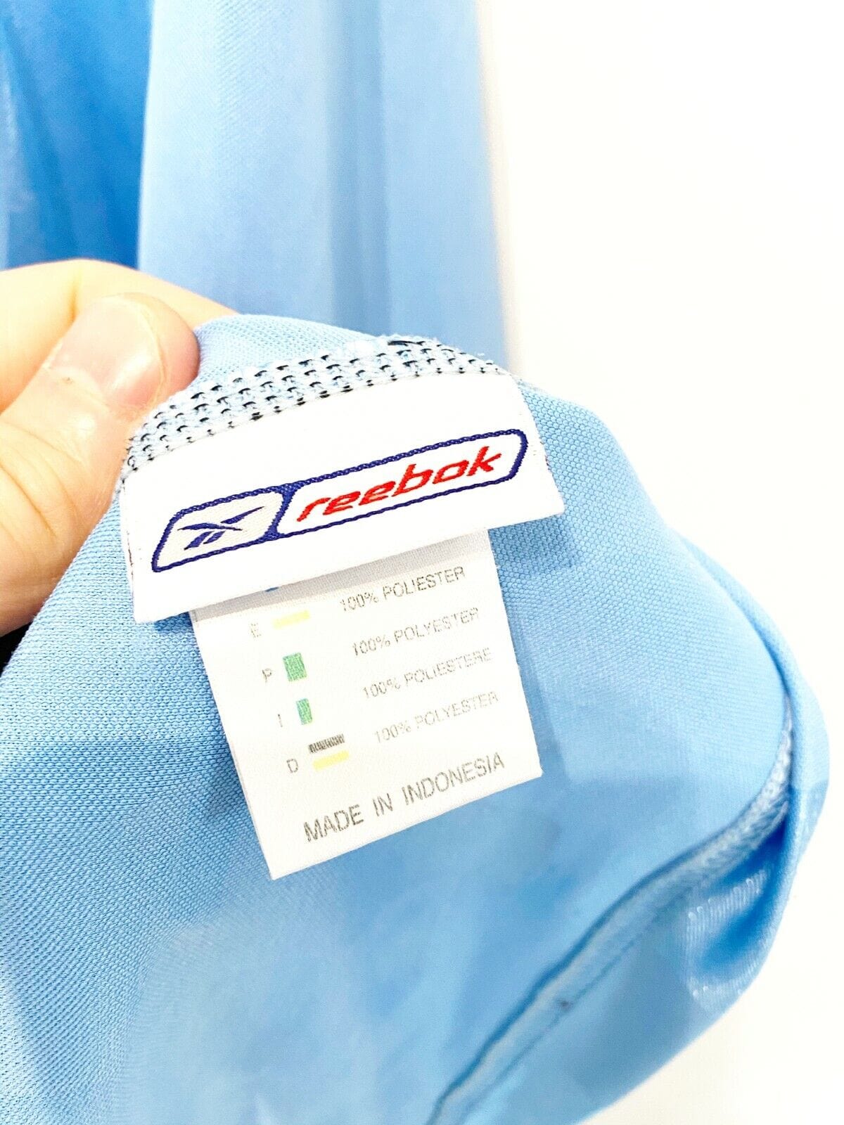 2003/04 REYNA #6 Manchester City Vintage Reebok Football Shirt Jersey (XXL) USA