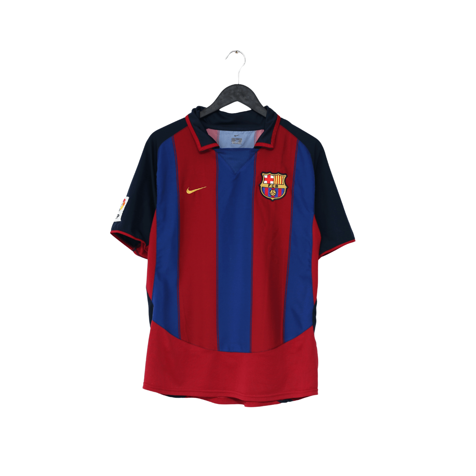 2003/04 RONALDINHO #10 Barcelona Vintage Nike Home Football Shirt (M)