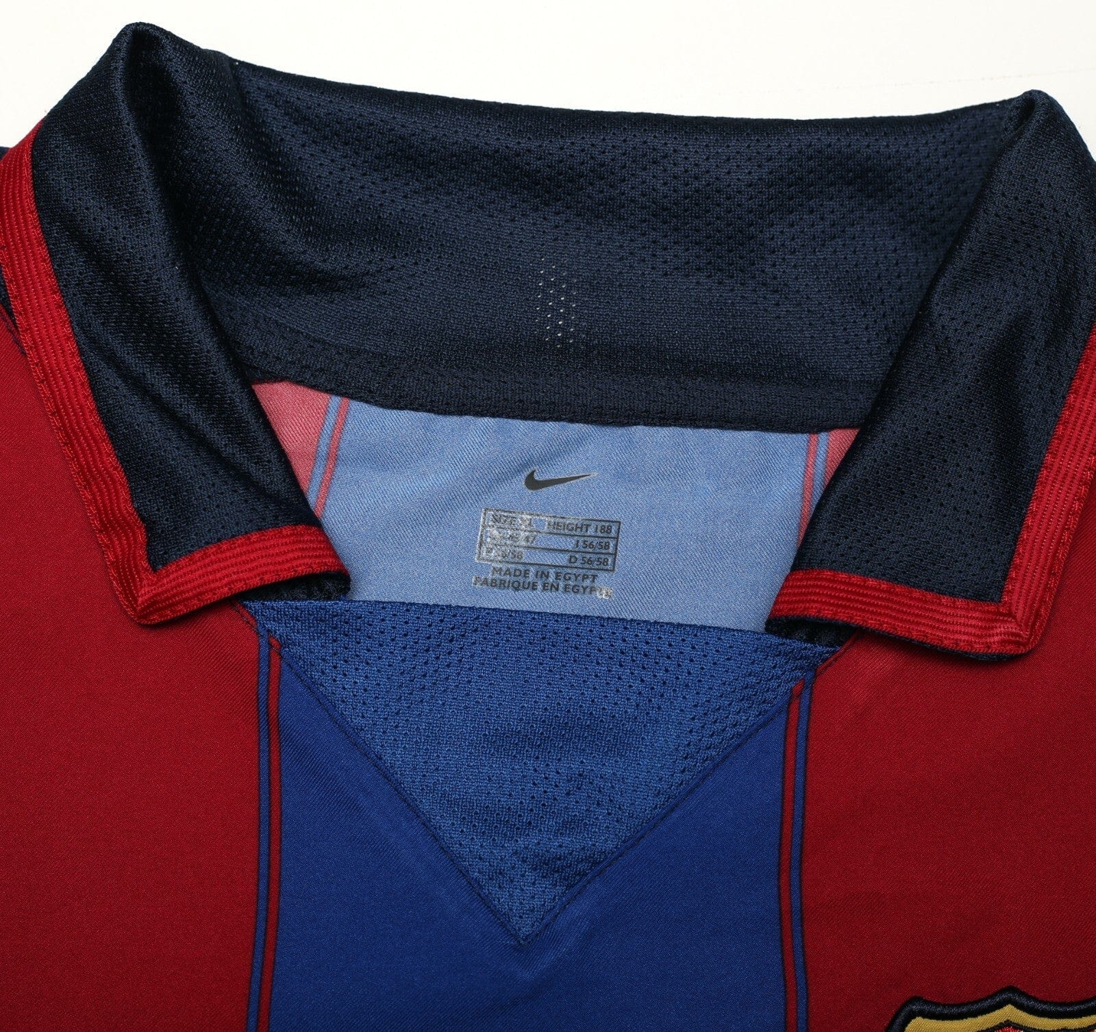 2003/04 RONALDINHO #10 Barcelona Vintage Nike Home Football Shirt (XL)