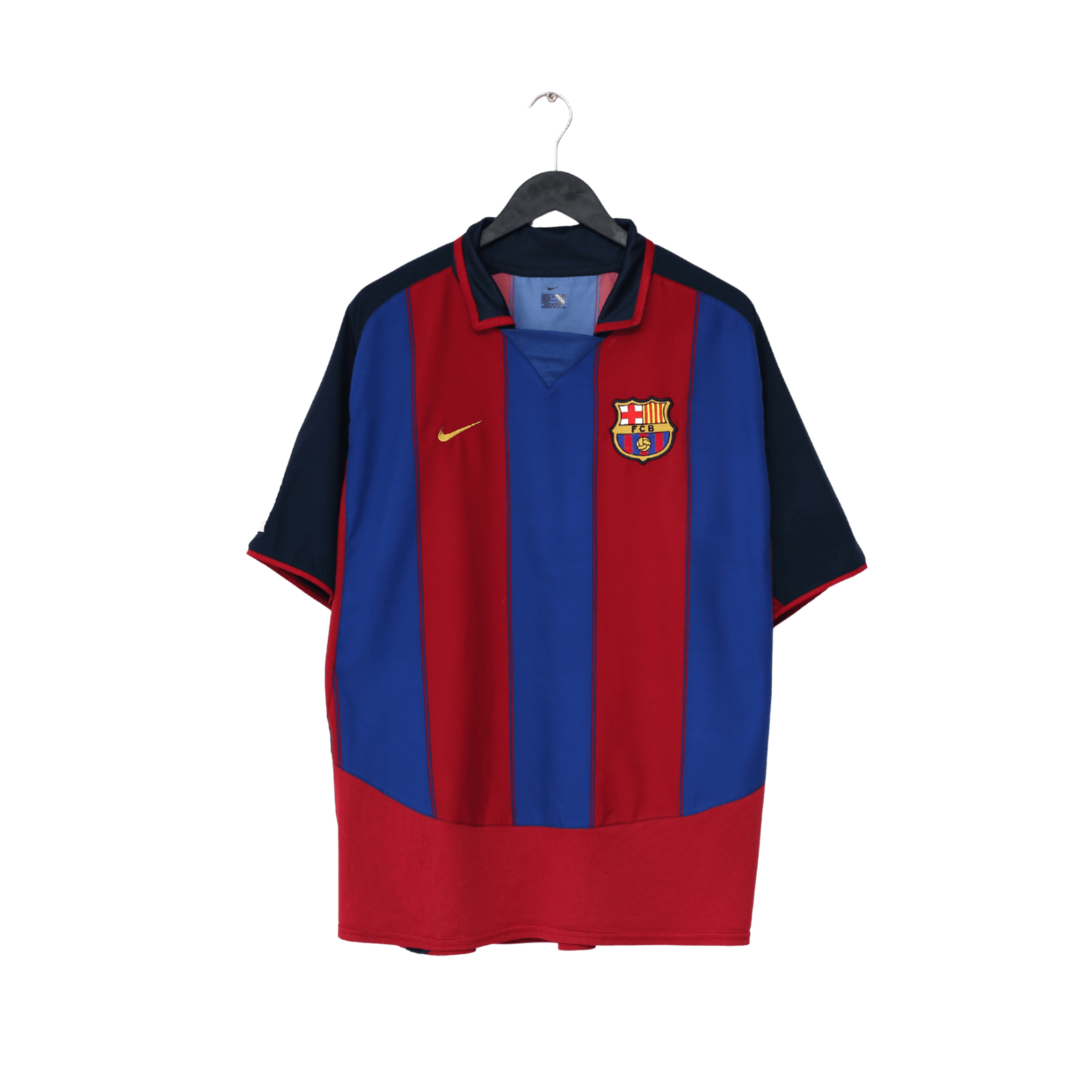 2003/04 RONALDINHO #10 Barcelona Vintage Nike Home Football Shirt (XL)