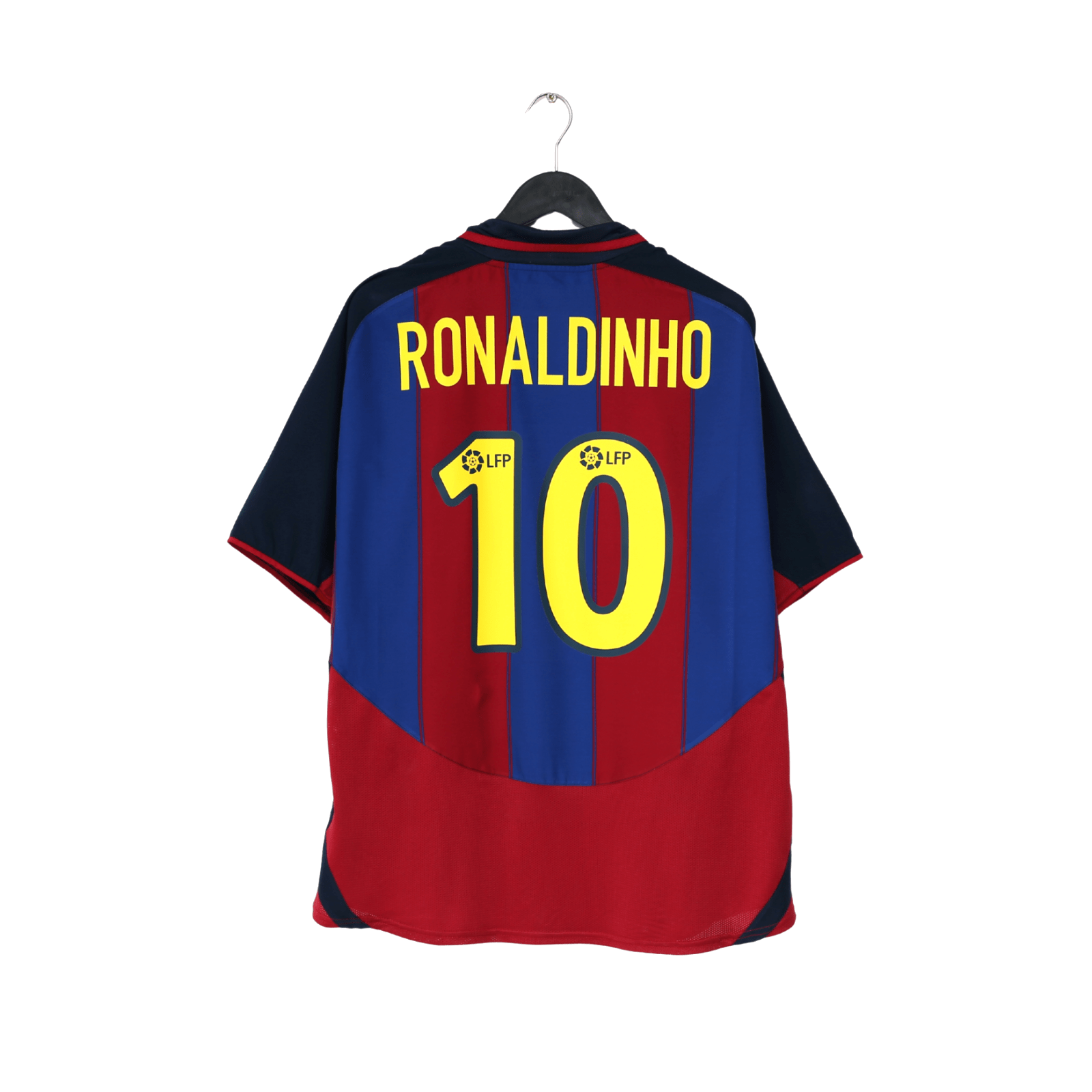 2003/04 RONALDINHO #10 Barcelona Vintage Nike Home Football Shirt (XL)