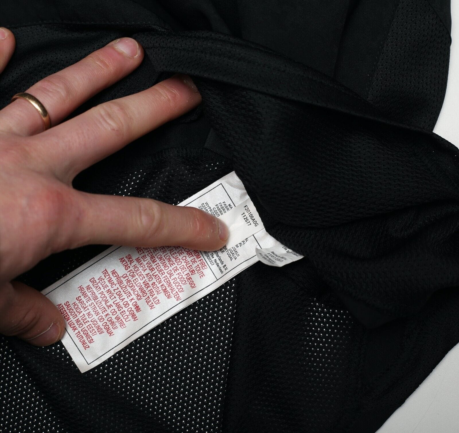 2003/04 RONALDO #7 Manchester United Vintage Nike Away Football Shirt (M)