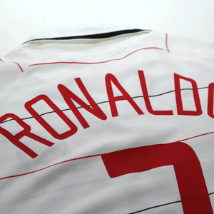 2003/04 Ronaldo #7 Manchester United Vintage Nike Third Football Shirt (S)