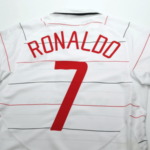 2003/04 Ronaldo #7 Manchester United Vintage Nike Third Football Shirt (S)