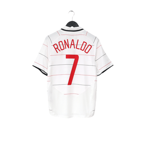 2003/04 Ronaldo #7 Manchester United Vintage Nike Third Football Shirt (S)