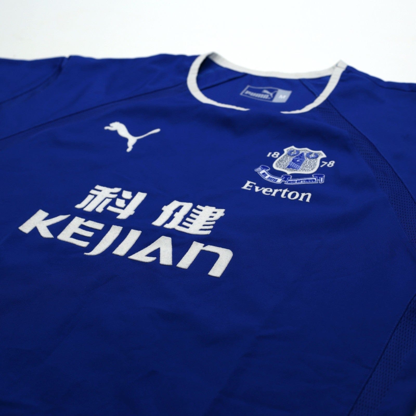 2003/04 Rooney #18 Everton Vintage PUMA Home Football Shirt (M)