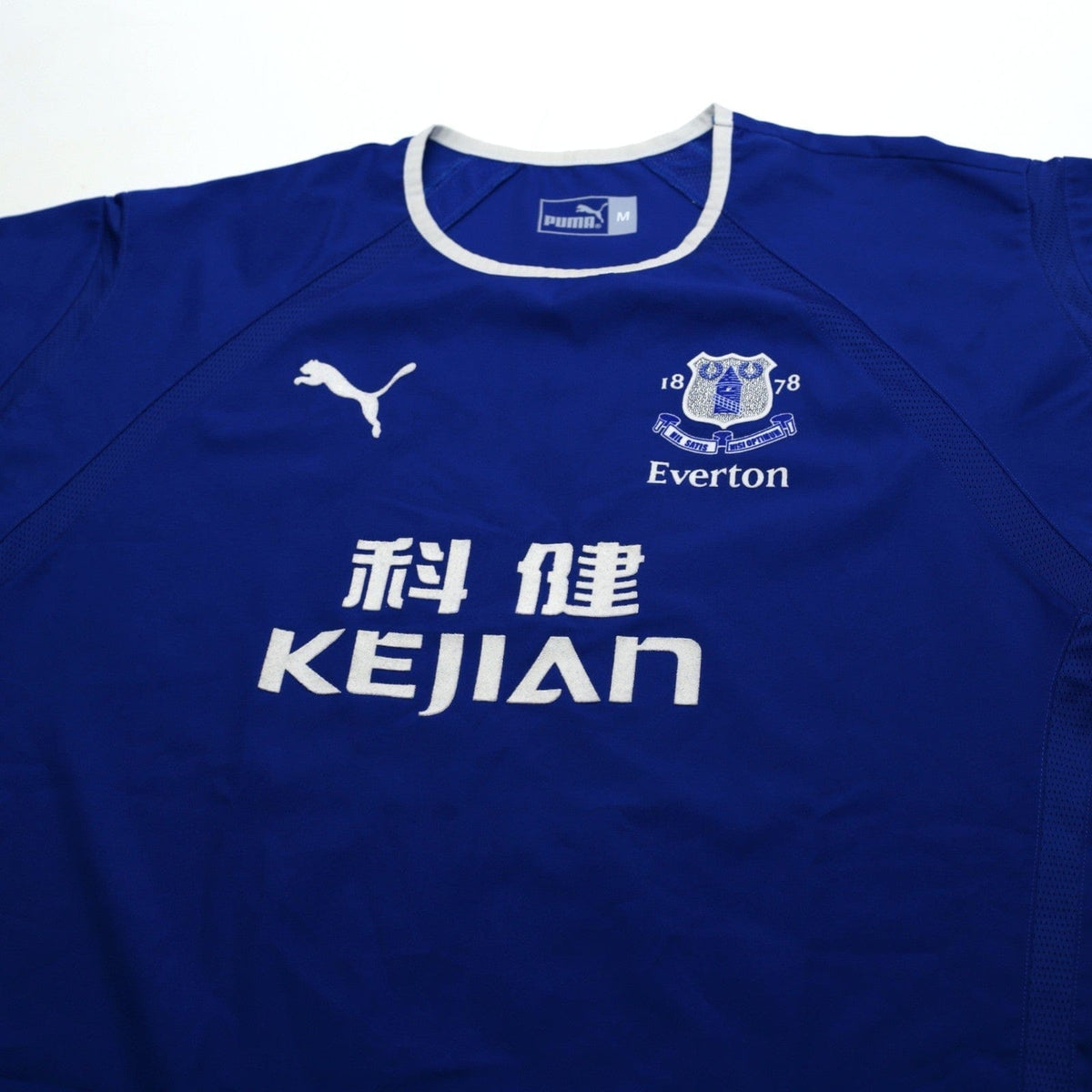 2003/04 Rooney #18 Everton Vintage PUMA Home Football Shirt (M)
