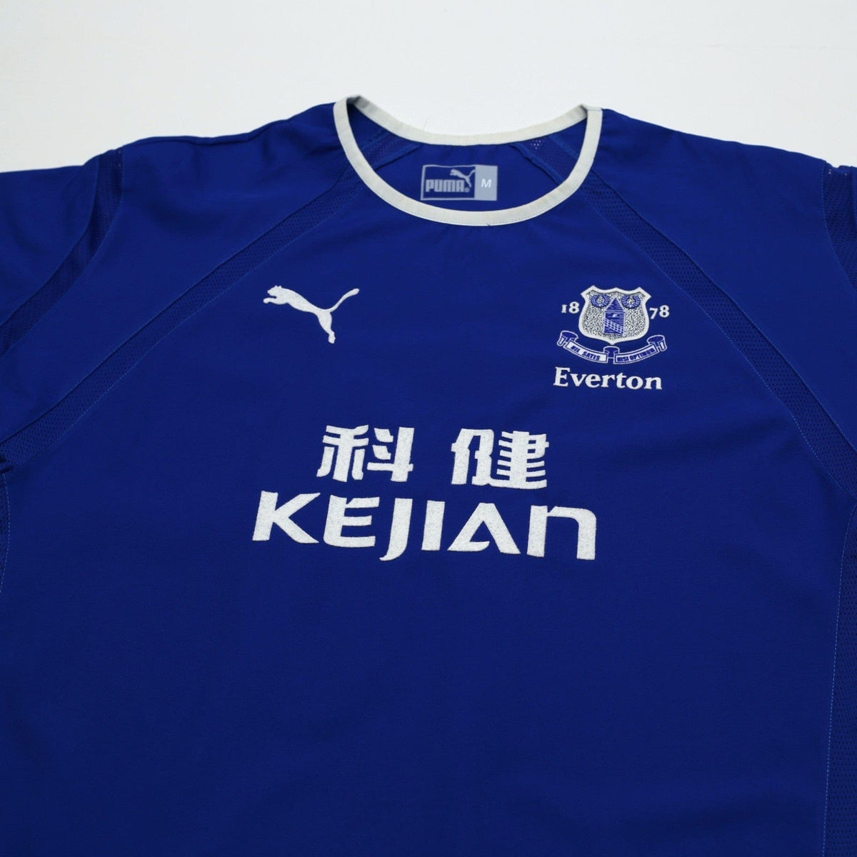 2003/04 Rooney #18 Everton Vintage PUMA Home Football Shirt (M)