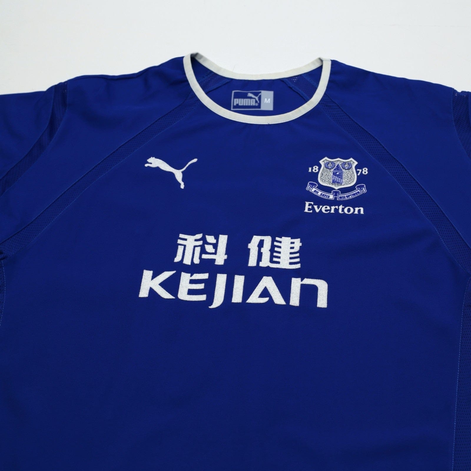 2003/04 Rooney #18 Everton Vintage PUMA Home Football Shirt (M)