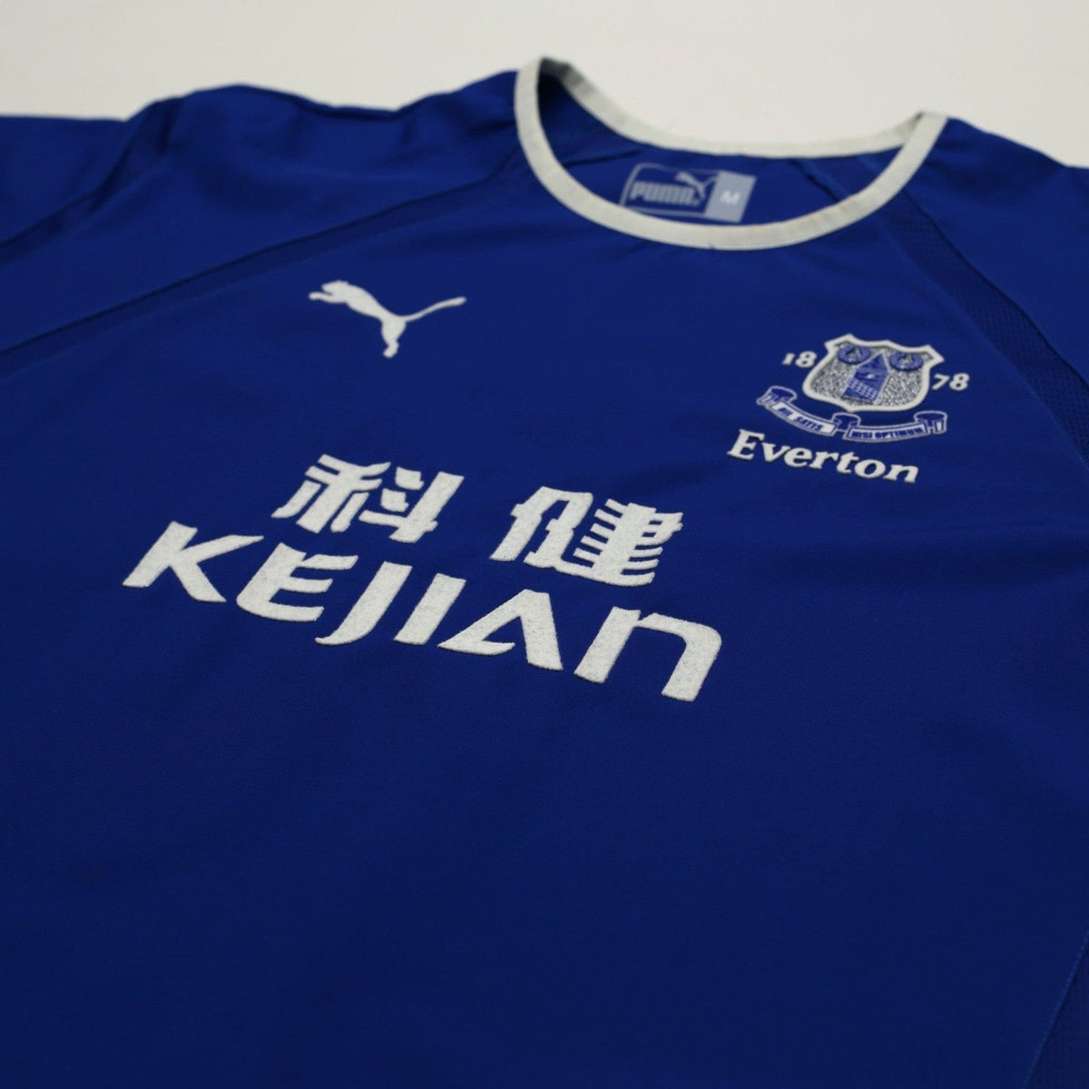 2003/04 Rooney #18 Everton Vintage PUMA Home Football Shirt (M)