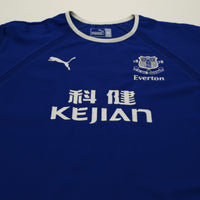2003/04 Rooney #18 Everton Vintage PUMA Home Football Shirt (M)
