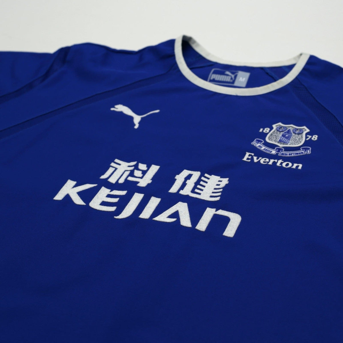 2003/04 Rooney #18 Everton Vintage PUMA Home Football Shirt (M)