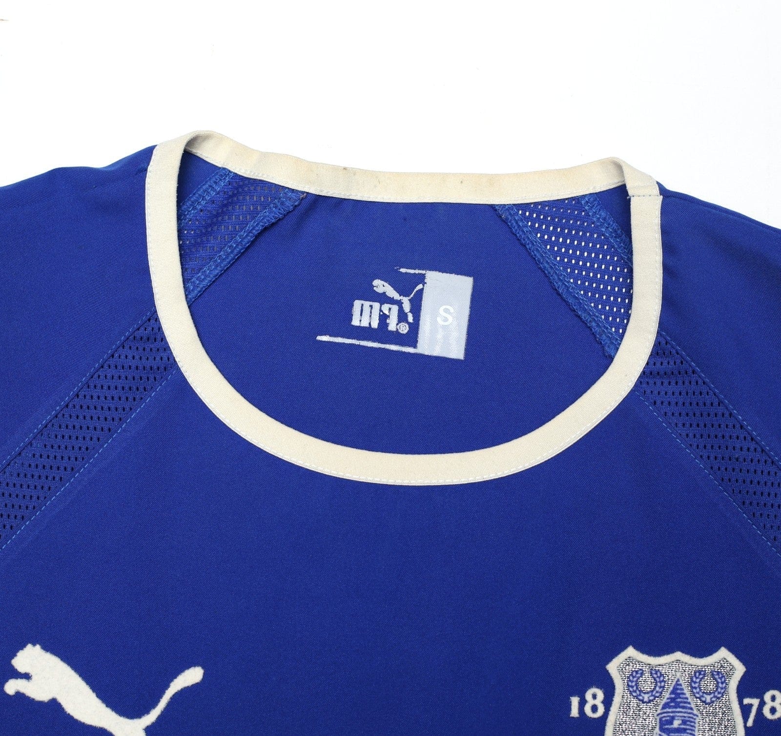 2003/04 ROONEY #18 Everton Vintage PUMA Home Football Shirt (S)