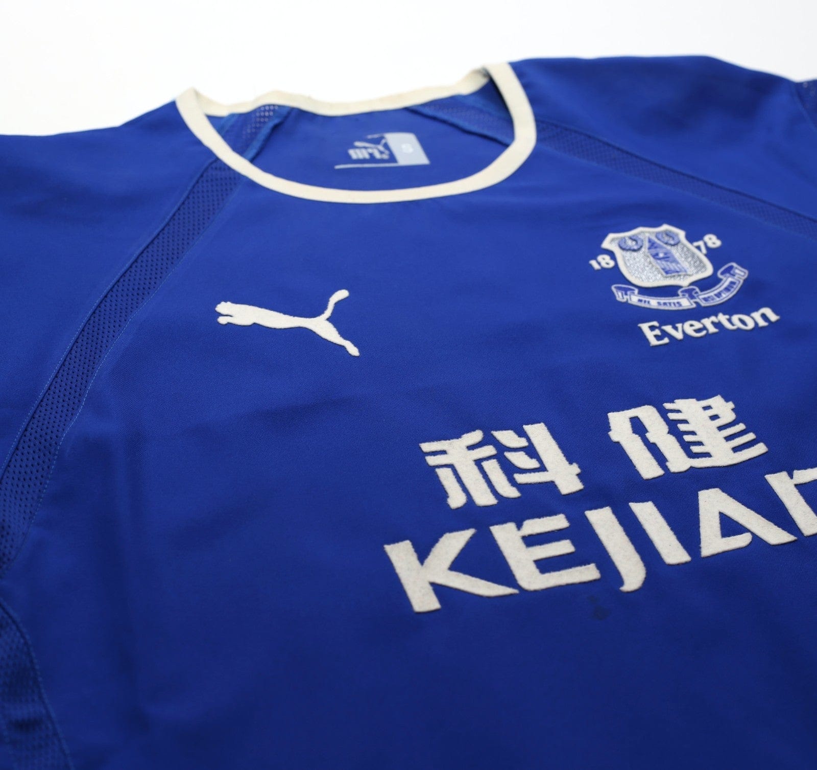 2003/04 ROONEY #18 Everton Vintage PUMA Home Football Shirt (S)