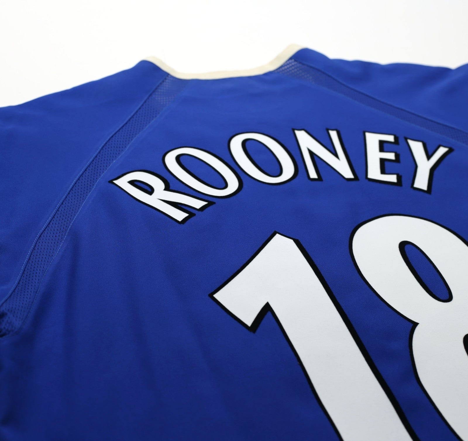 2003/04 ROONEY #18 Everton Vintage PUMA Home Football Shirt (S)