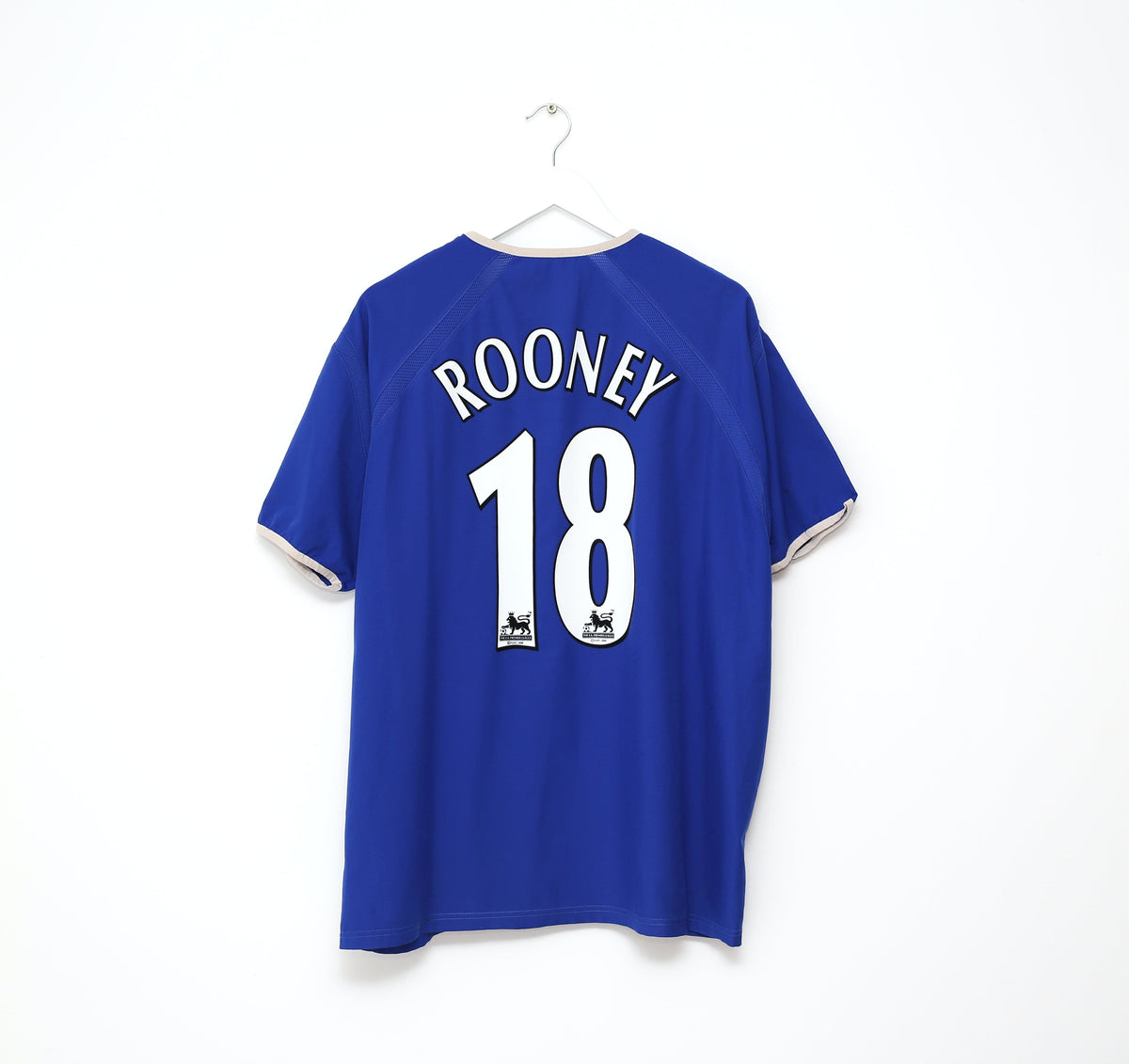 2003/04 ROONEY #18 Everton Vintage PUMA Home Football Shirt (XL)