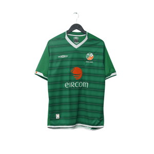 2003/04 Roy Keane #6 Ireland Vintage Umbro Home Football Shirt (M)