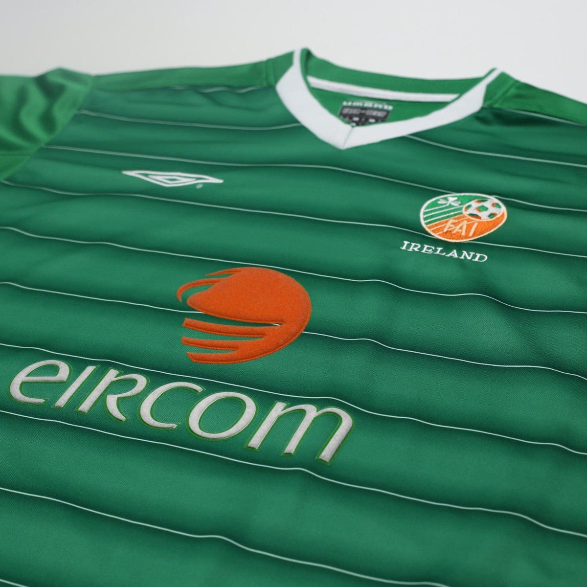 2003/04 Roy Keane #6 Ireland Vintage Umbro Home Football Shirt (M)