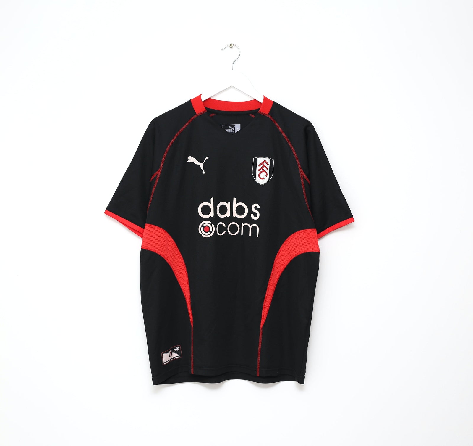 2003/04 SAHA #8 Fulham Vintage Puma Away Football Shirt (L)