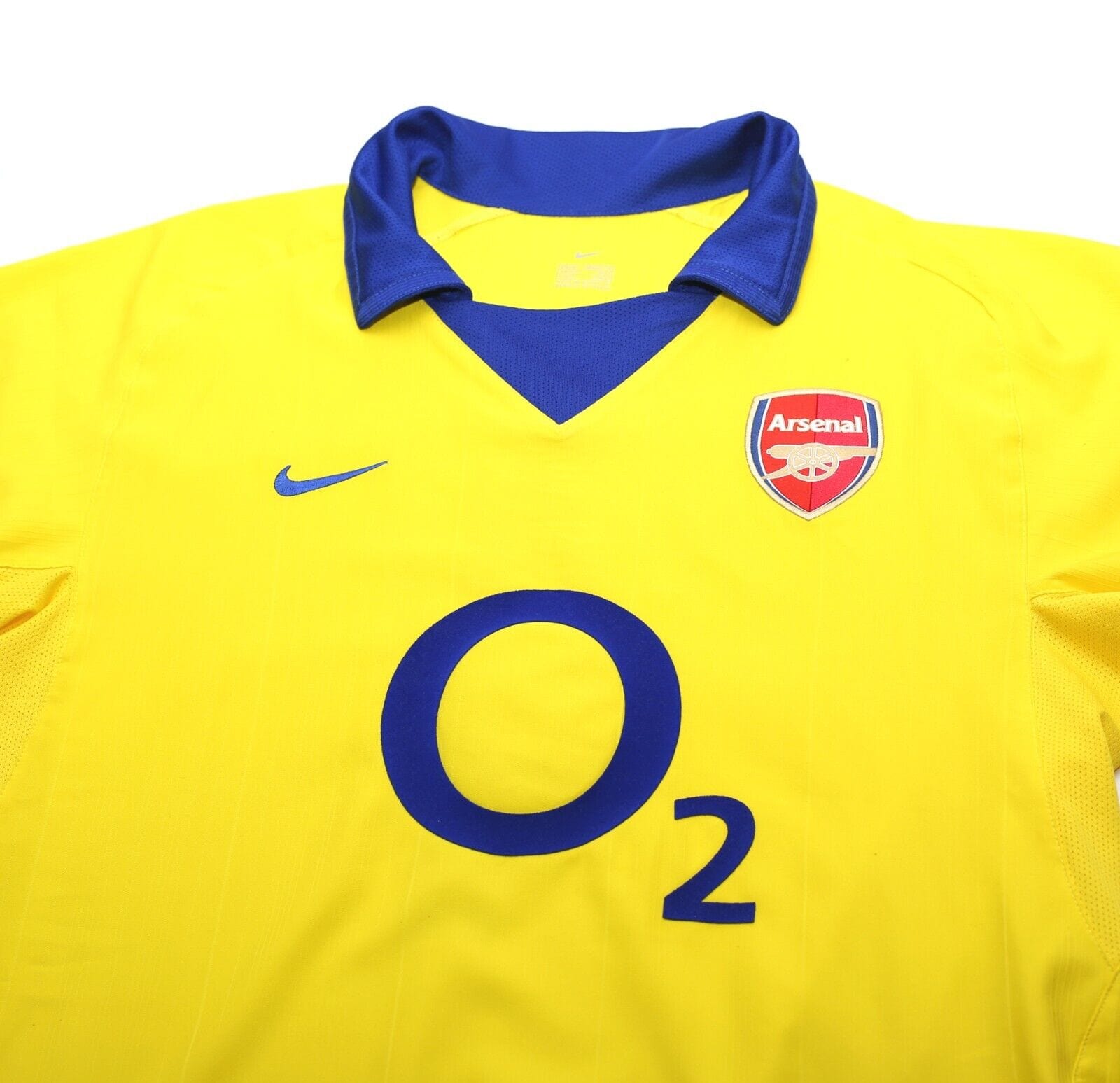 2003 04 VIEIRA 4 Arsenal Vintage Nike UCL Away Football Shirt Jersey Football Shirt Collective