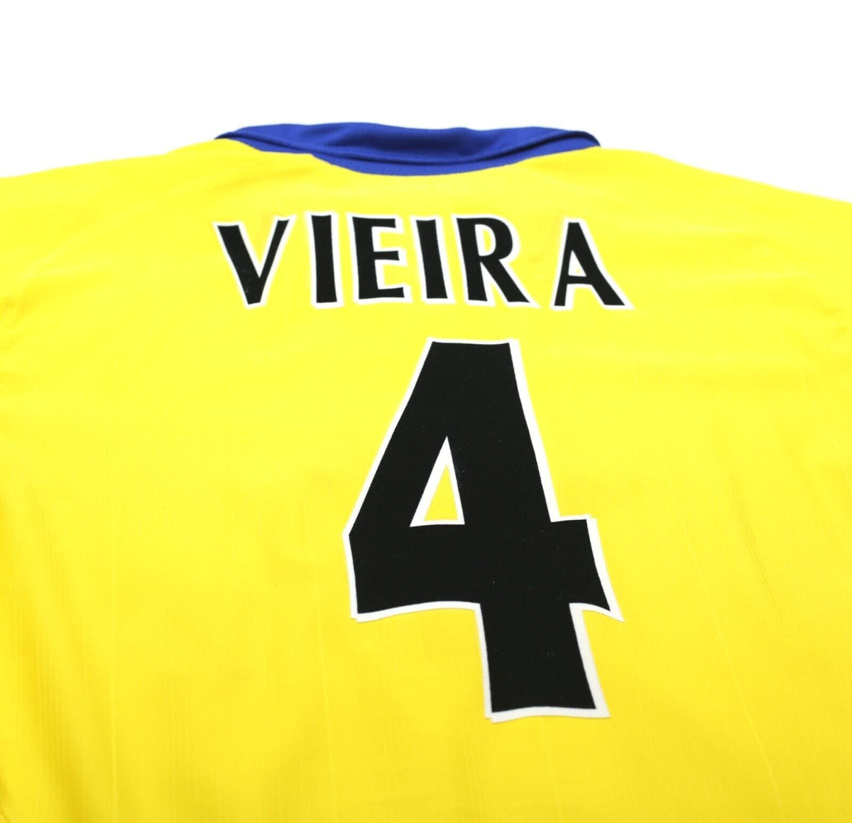 2003/04 VIEIRA #4 Arsenal Vintage Nike UCL Away Football Shirt Jersey (M)