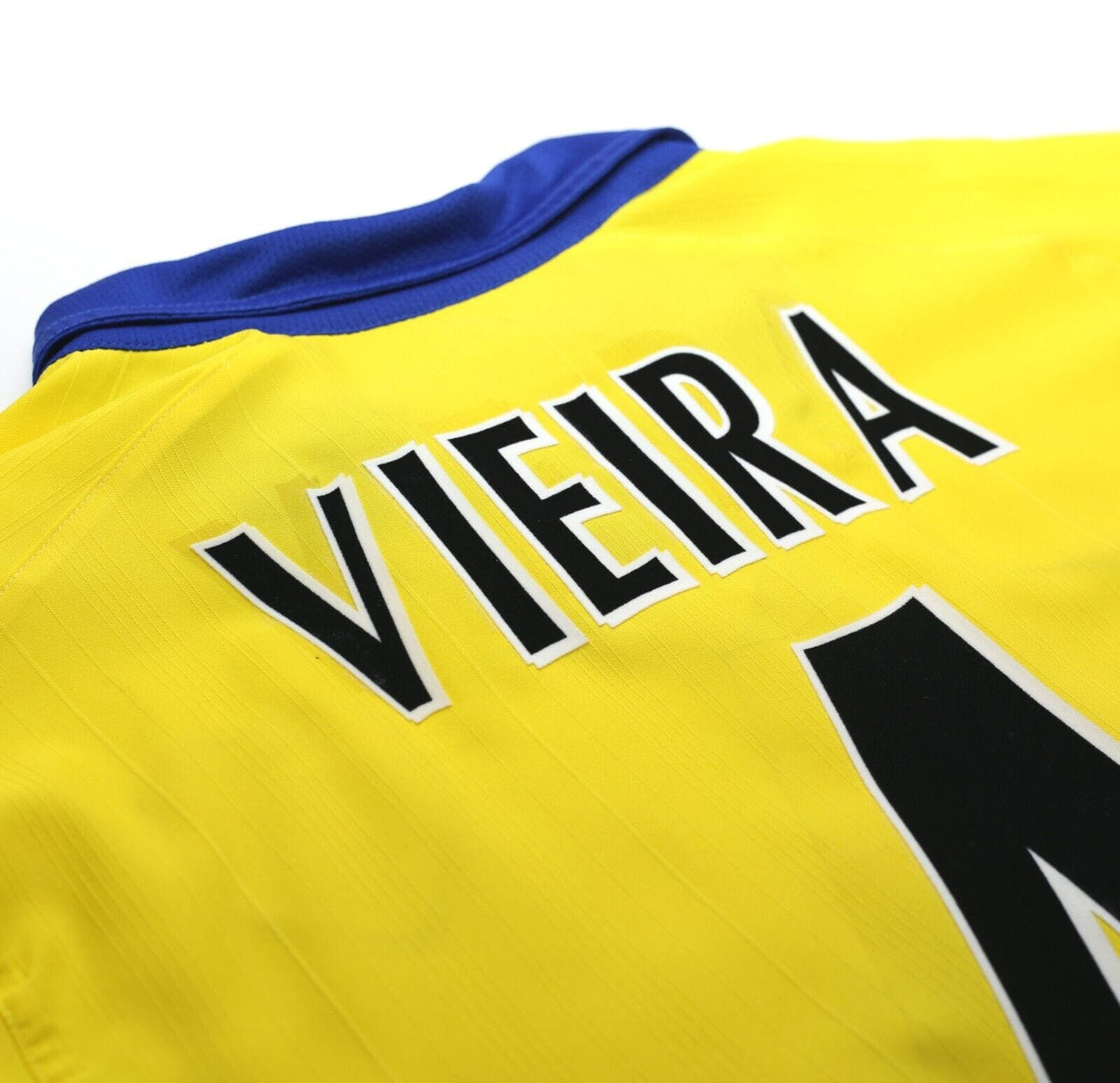 2003/04 VIEIRA #4 Arsenal Vintage Nike UCL Away Football Shirt Jersey (M)